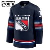 Lasten NHL New York Rangers Pelipaita Fanatics Premium Igor Shesterkin Alternate 2024-25 Navy